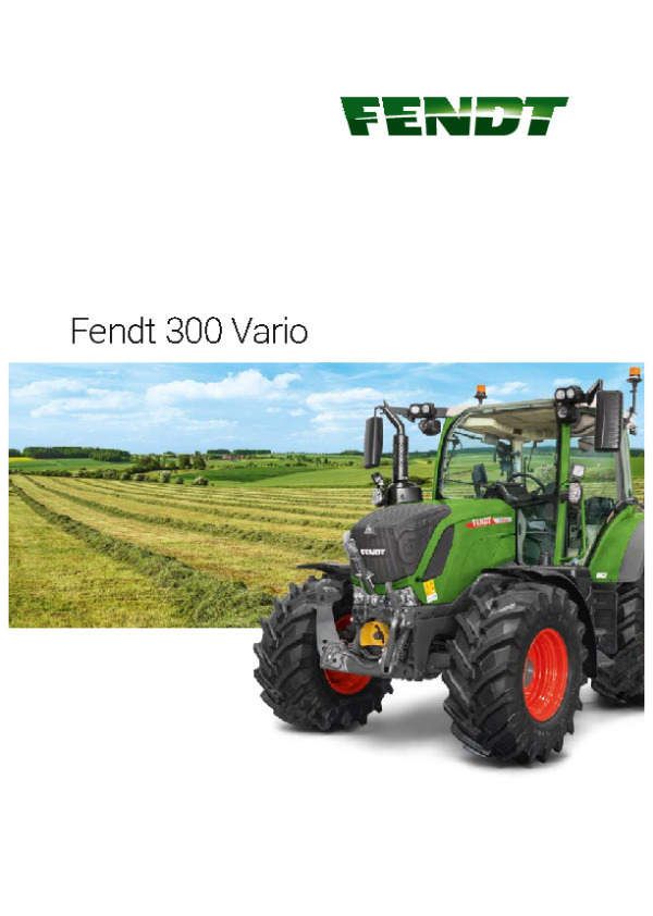 FENDT 700 VARIO Traktoren Prospekt von 03/2009 FENDT 310 