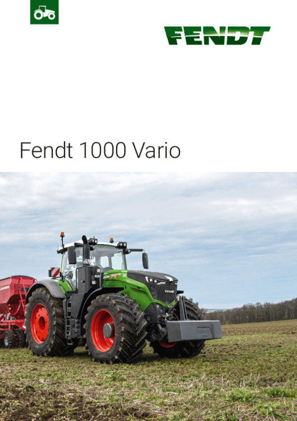 FENDT 700 VARIO Traktoren Prospekt von 01/2019 FENDT 225 