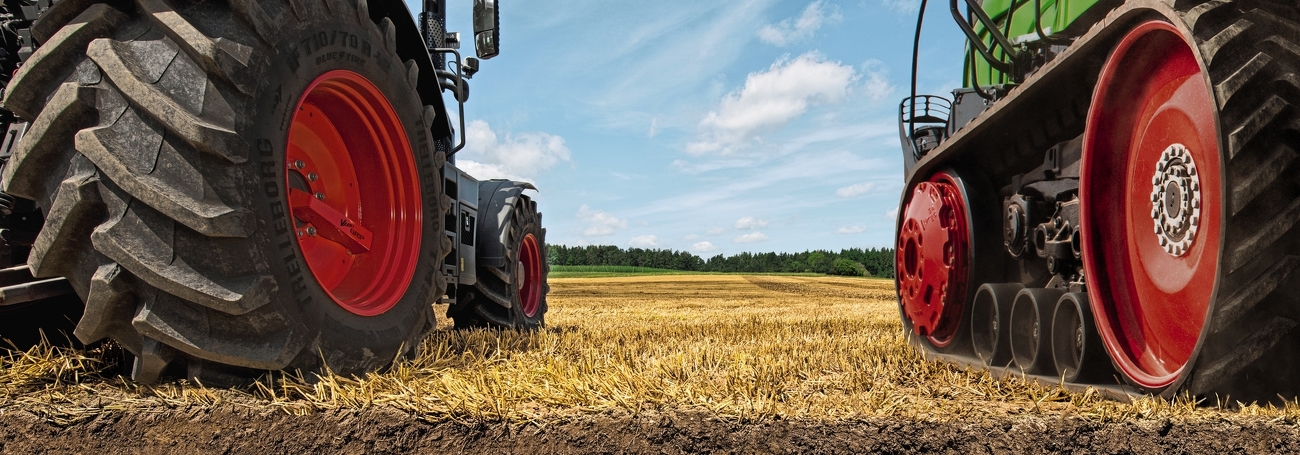 Fendt 900 Vario Reifen und Raupenlaufwerk