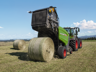 Ballen-Auswurfsteuerung der Fendt Rotana