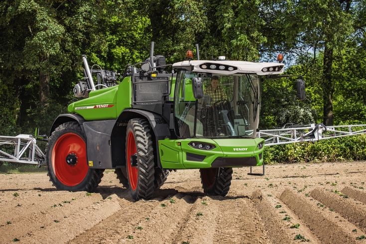 Nahaufnahme des Fendt Rogator 600