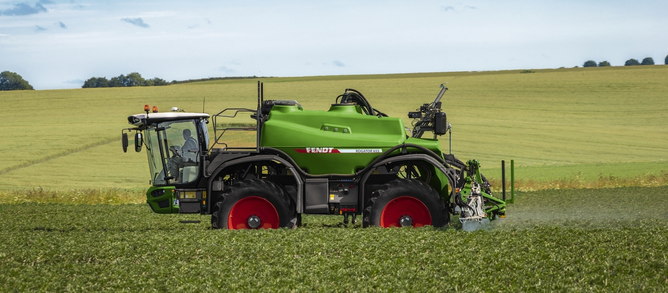 Fendt Rogator beim Pflanzenschutz