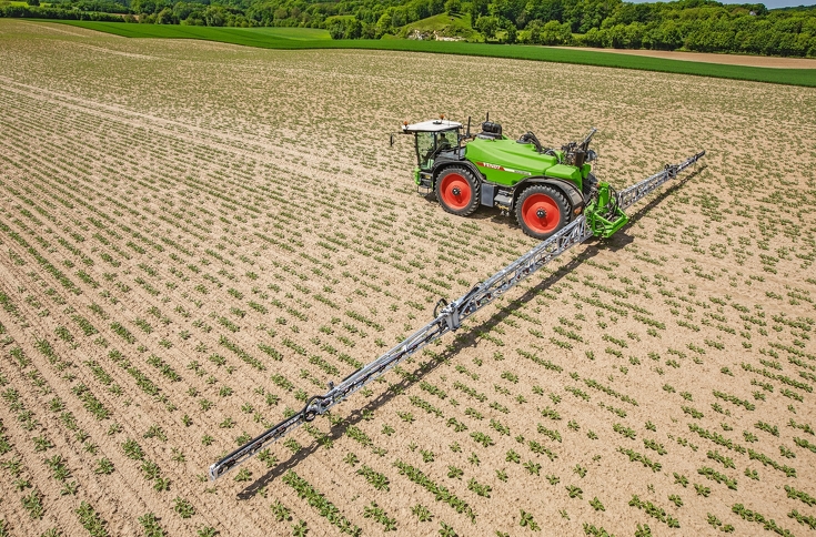 Fendt Rogator 645 bei der Applikation