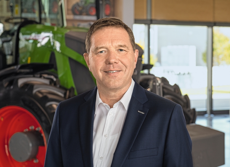 Christoph Gröblinghoff, Vorsitzender der Geschäftsführung Fendt vor Fendt Traktor