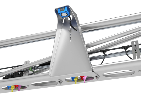 Fendt Rogator 600 Gen2 OptiSonic Sensor zur Höhenführung am Gestänge des Fendt Rogator 600 Gen2