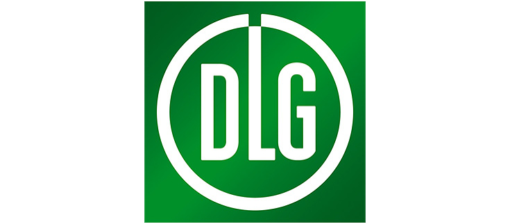 Logo der DLG grünes DLG Logo auf weißen Hintergrund