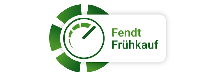 Fendt Frühkauf 2026 Grünes Fendt Aktions-Banner mit der Aufschrift "Fendt Frühkauf"