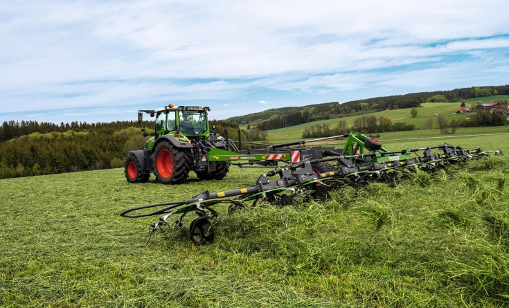 Fendt Lotus 1250 im Einsatz Grünfutterernte mit dem Fendt Lotus 1250