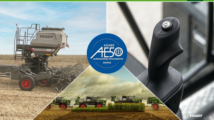 Fendt Produkte erhalten drei AE50 2025 Awards