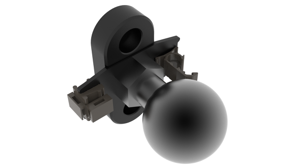 CabMount Basic Der CabMount in der Basic-Ausführung auf weißem Hintergrund