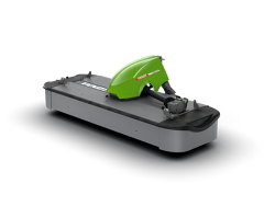 Fendt Slicer Scheibenmähwerke auf weißem Hintergrund