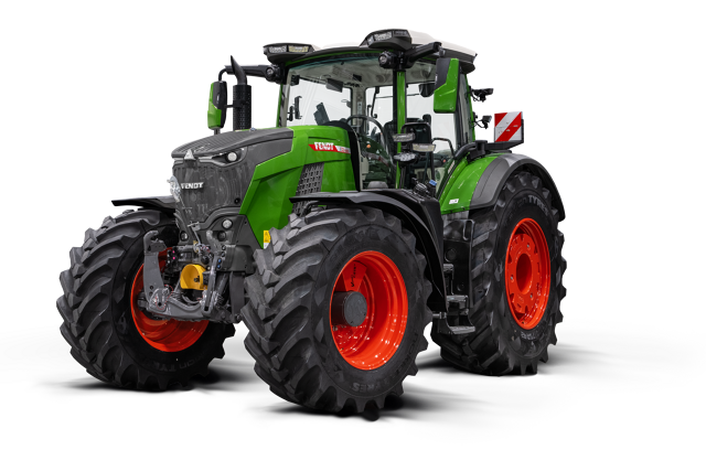 Freigestellte Seitenansicht des Traktors Fendt 800 Vario Gen5