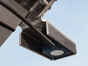 Nahaufnahme der OptiSonic Gestängehöhenführung