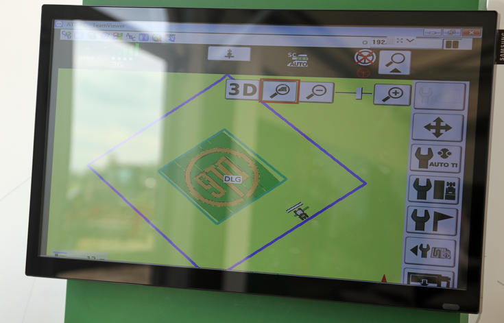 screen on the Fendt stand