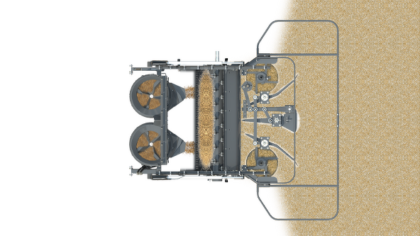 Fendt IDEAL straw distribution