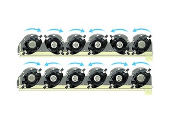 Continuous hexagonal shaft Graphic representation of the continuous hexagonal shaft