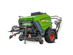 Fendt Rotana variable chamber round baler on a white background