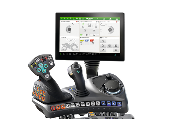 Terminal e apoio de braço - Fendt 700 Vario Gen7 - Configuração de Potência+ 2