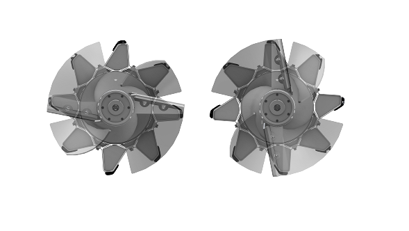 Dedos do rotor CGI da Fendt IDEAL