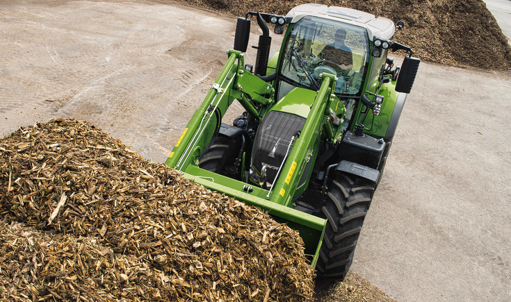 Fendt Cargo Frontlader Hackschnitzel