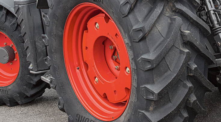 Fendt Vario Traktor Radgewichte in den Hinterreifen