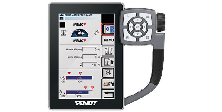 Fendt Cargo Frontlader Memofunktion am Vario Terminal