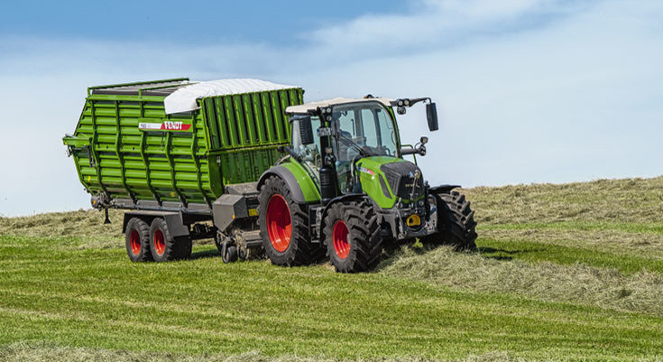 Fendt Tigo ST Ladewagen Fendt Tigo ST Ladewagen mit Fendt 300 Vario Traktor