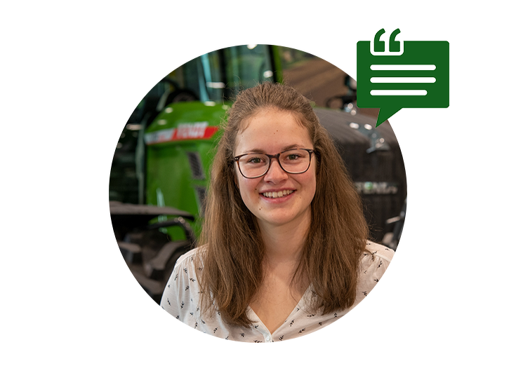 Verena Burkhart Ausbilderin bei Fendt