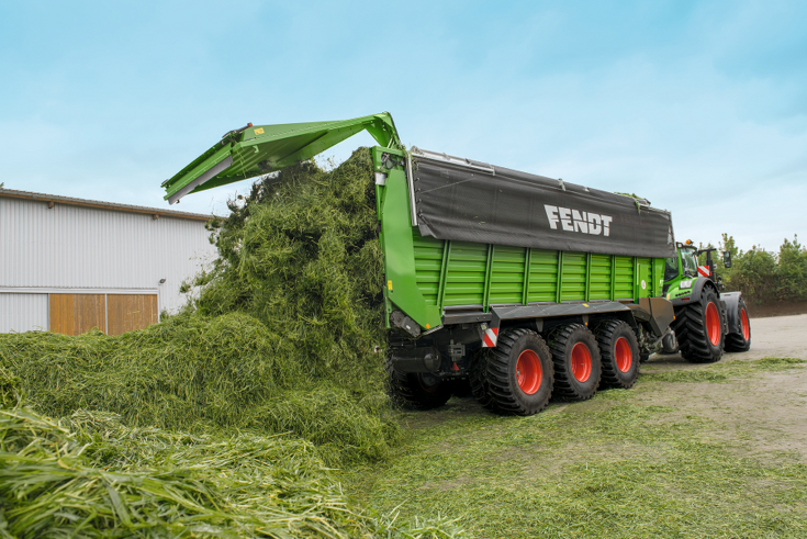 Fendt Tigo PR, VR und XR mit Dosierwalzen