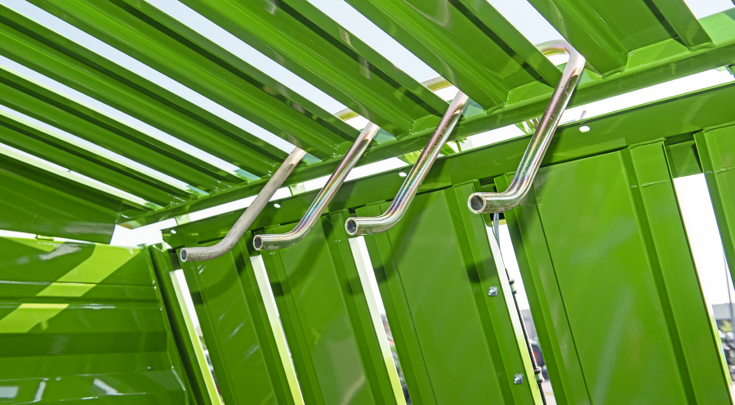 Fendt Tigo Ladewagen Tastrechen Detailaufnahme