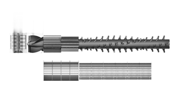 Fendt IDEAL Rotor Dreschkorb CGI