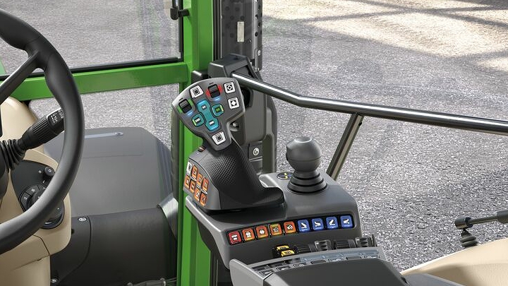 Grafische Darstellung Fahrpedal- und Joysticksteuerung Fendt 200 Vario