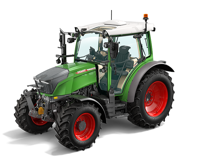 Freigestellter Fendt 200 Vario in der Seitenansicht