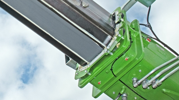 Fendt Cargo T955 Teleskoparm Nahaufnahme des Fendt Cargo T955 Teleskoparms