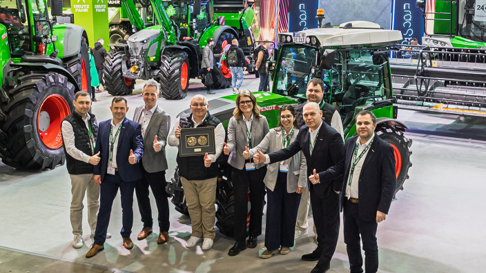Fendt Team Polen mit ausgezeichnetem Fendte107 V Vario