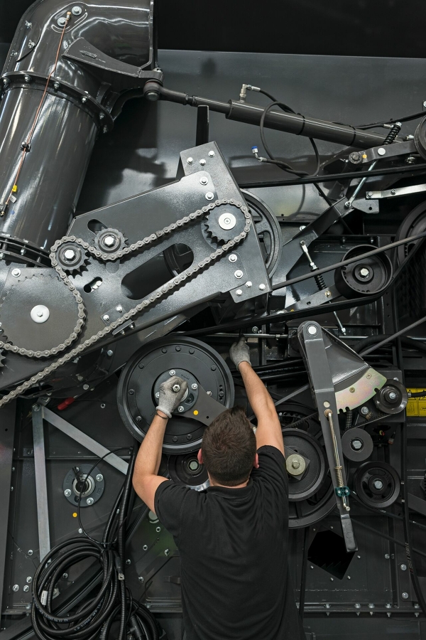 Fendt Produktionsstandort Breganze Produktionslinie am Fendt Standort Breganze, Italien