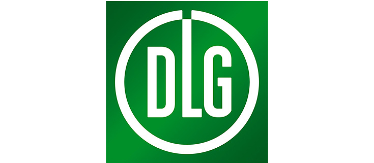 DLG Logo Grünes Logo der DLG auf einem weißen Hintergrund