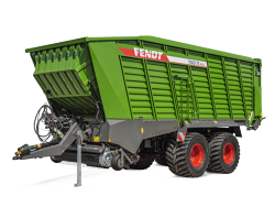 Fendt Tigo Ladewagen auf weißem Hintergrund