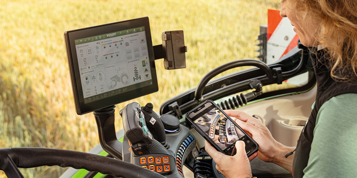 Fendt Terminal im Traktor