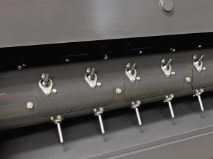 Nahaufnahme PowerFeed Roller-Walze Fendt L-Serie Mähdrescher