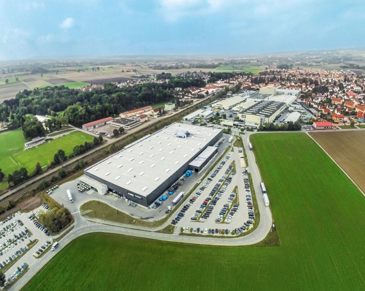 Luftbild Fendt Werk Asbach-Bäumenheim