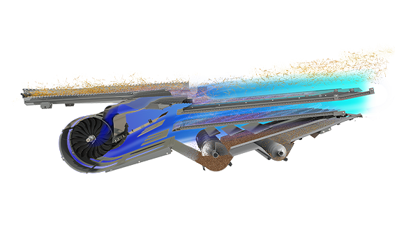 Fendt IDEAL Cyclone rengøringsblæser CGI Fendt IDEAL Cyclone rengøringsblæser CGI