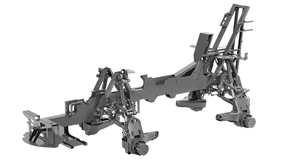 Fendt Rogator 600 Gen2 chassis CGI på Fendt Rogator 600 chassis