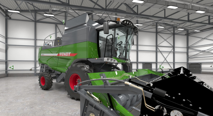 Fendt C serie Virtuelt Showroom