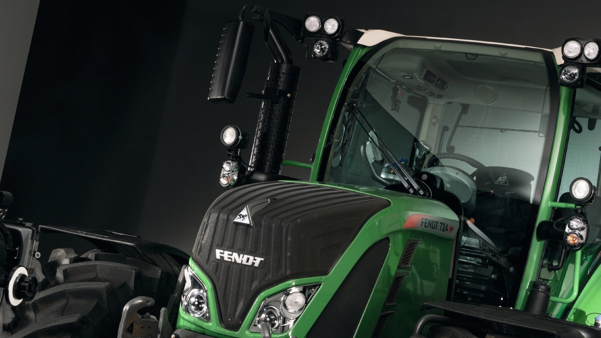 Nærbillede af førerhuset, Fendt 724 Vario Gen4