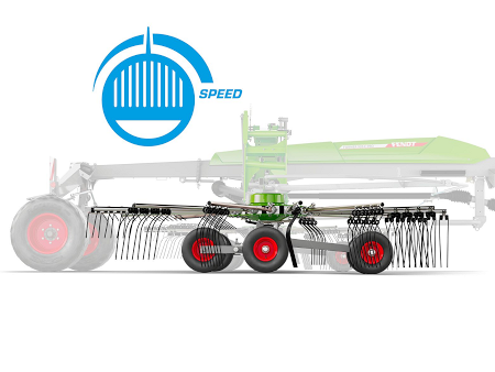 Fendt Former valgel taustal.