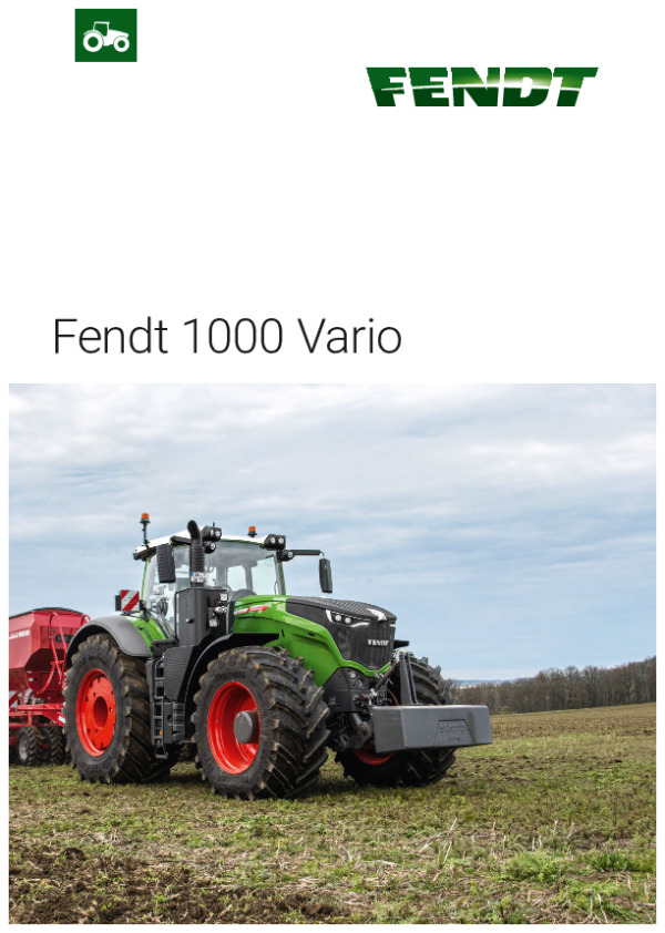 FENDT 700 VARIO FENDT 208 724 VARIO Traktoren Poster 