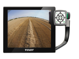 Visualización del menú Info Plus en la zona inferior del terminal Vario en un Fendt Serie C combinado con selección de submenús adicionales y visualización de VarioGuide.