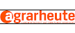 Logotipo de agrarheute Texto «agrarheute» en color naranja con un círculo que rodea la «a»