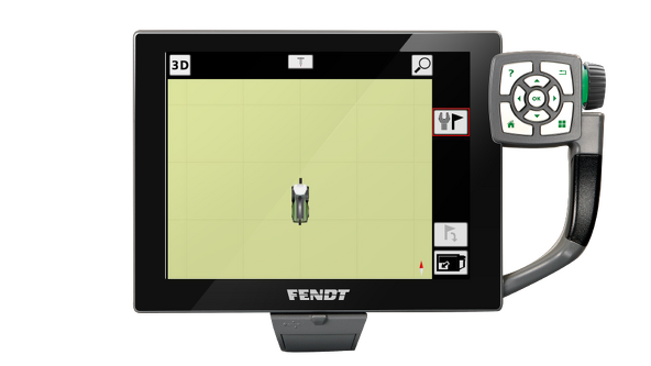 Écran Fendt VarioGuide détouré